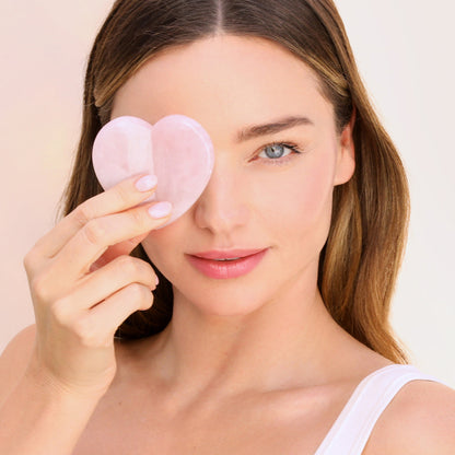 Rose Quartz Heart Facial Sculptor